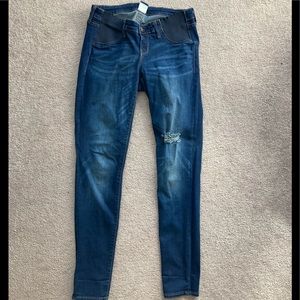 Maternity side panel jeans